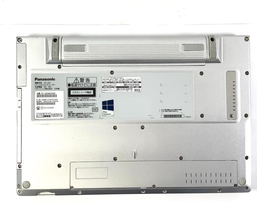 ➁-L468-Panasonic CF-LX5 ノートパソコン 1点 AC付き