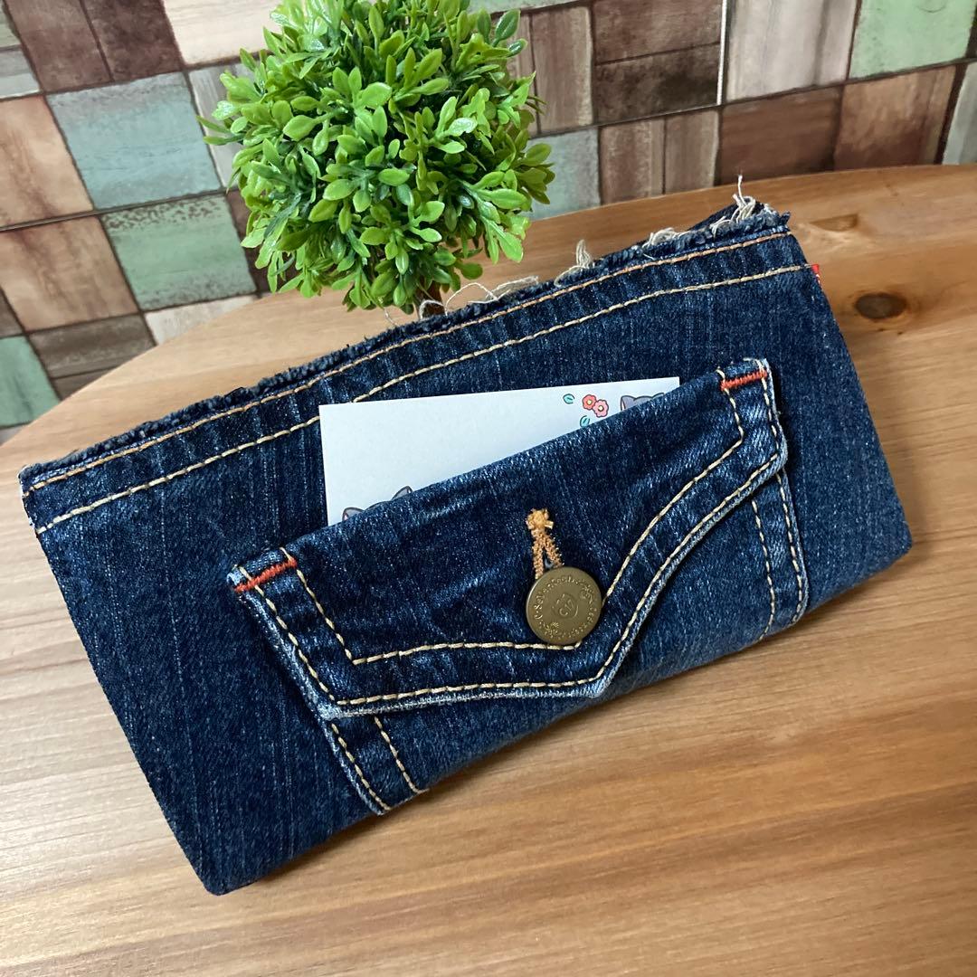 デニムリメイク 長財布‪❤︎︎‪❤︎︎‪