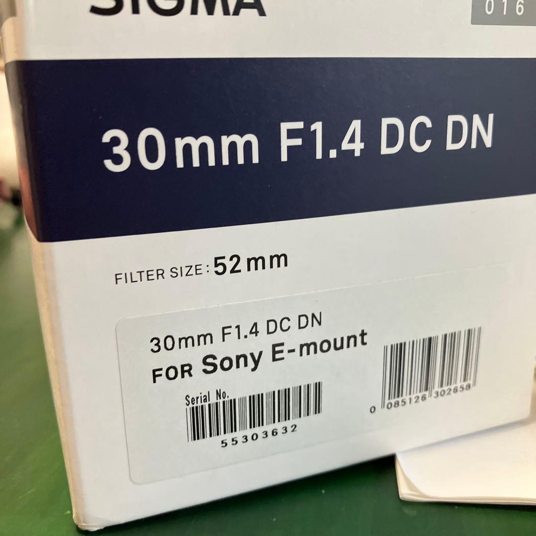 レンズ(単焦点) sigma30mmf1.4
