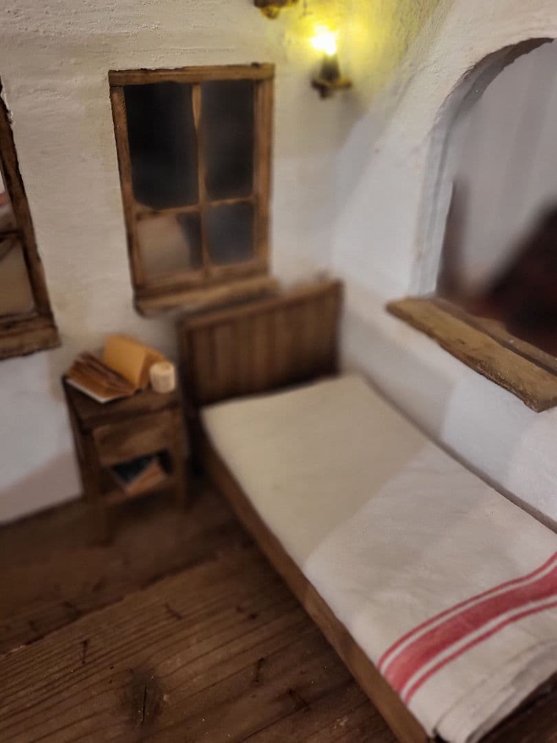 背景ボード　ミニチュアハウス　ドールハウス　アンティーク　ブライス　1/6サイズ