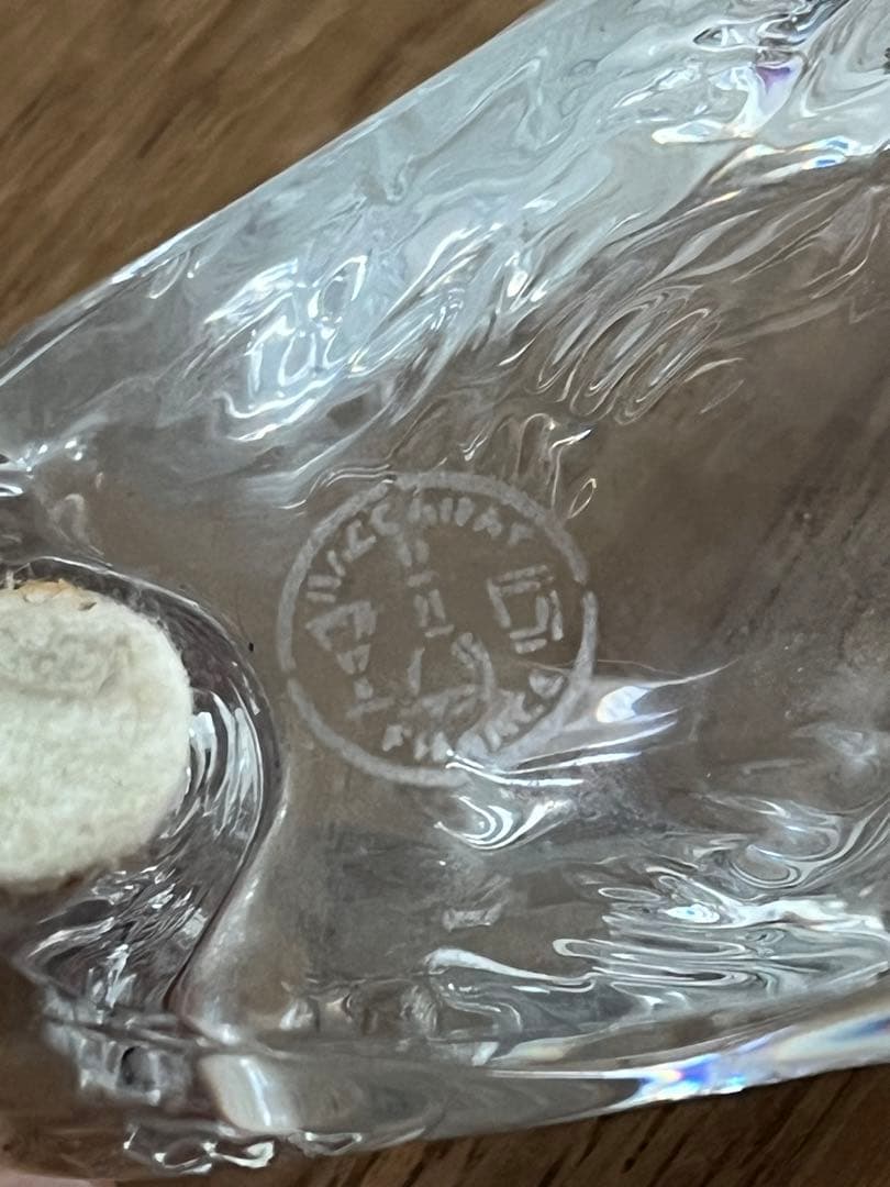 バカラ　Baccarat ダック　アヒル　クリスタルガラス　　フランス