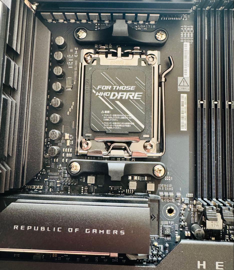 ROG CROSSHAIR X870E HERO AM5 動作確認済