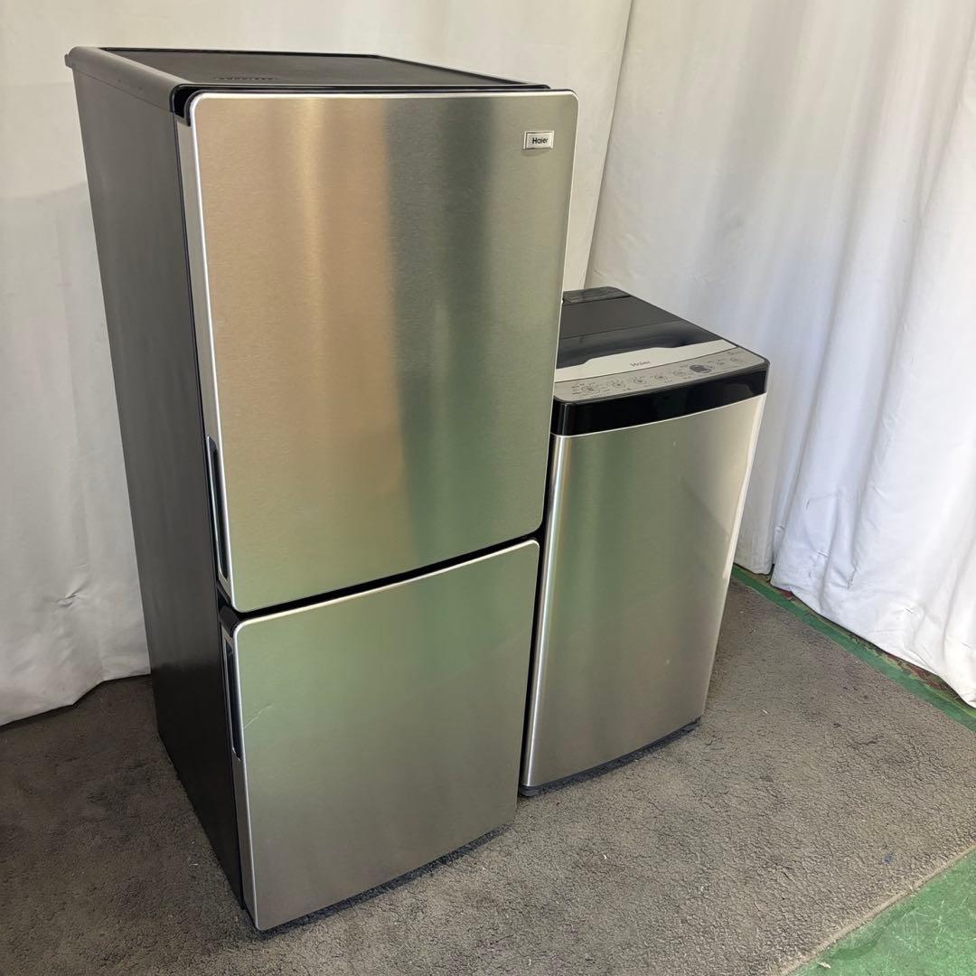 295❤️冷蔵庫　洗濯機　Haier　一人暮らし　家電セット　中古　綺麗　設置無料