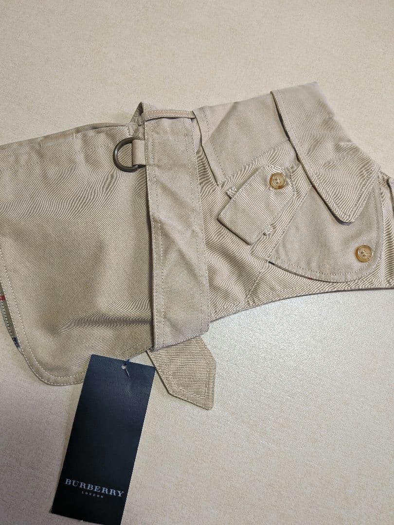 バーバリー　犬用　トレンチコート　12/30㎝　小型犬　中型犬