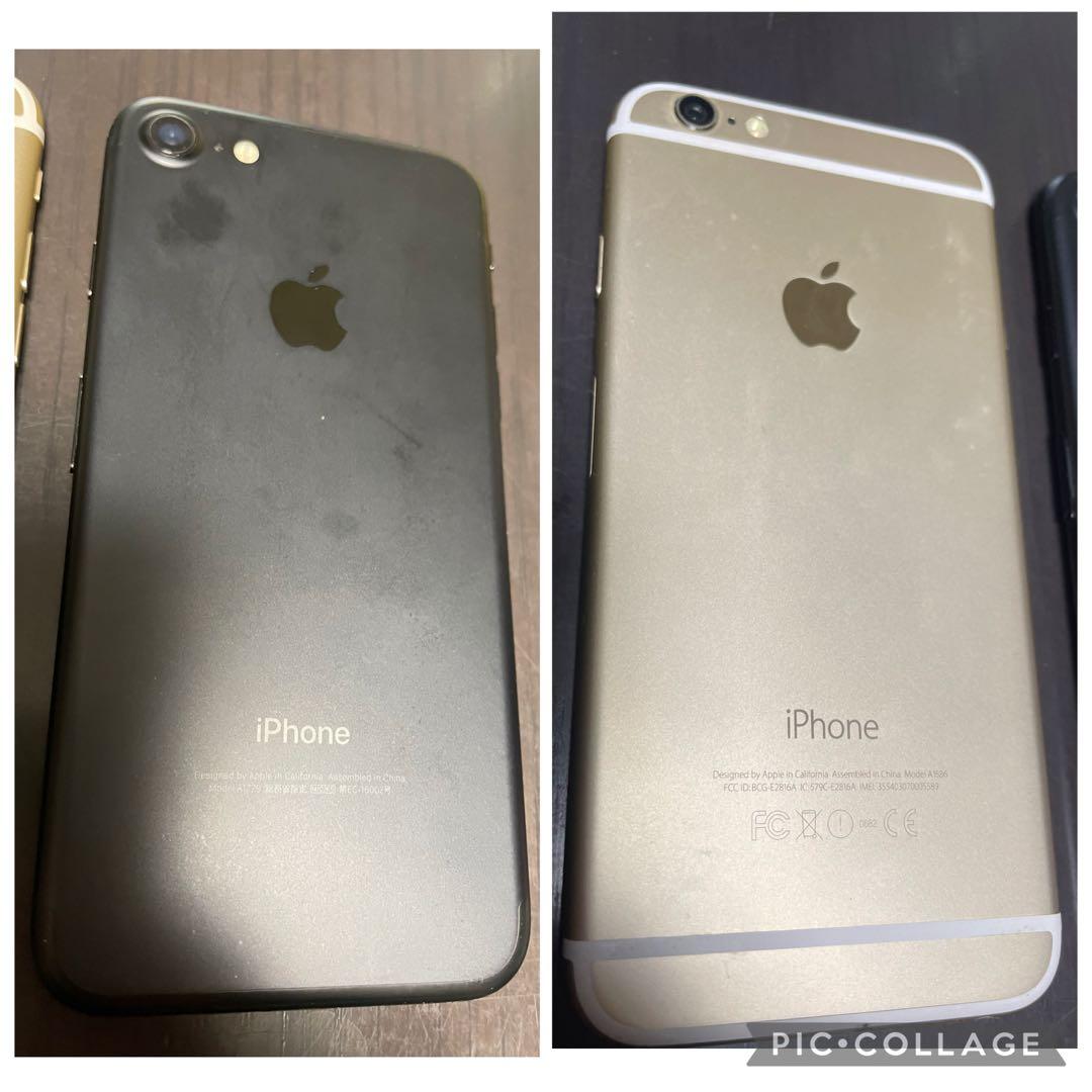 iPhone7 A1779 2台 iPhone6 A1586 計3台 現状品