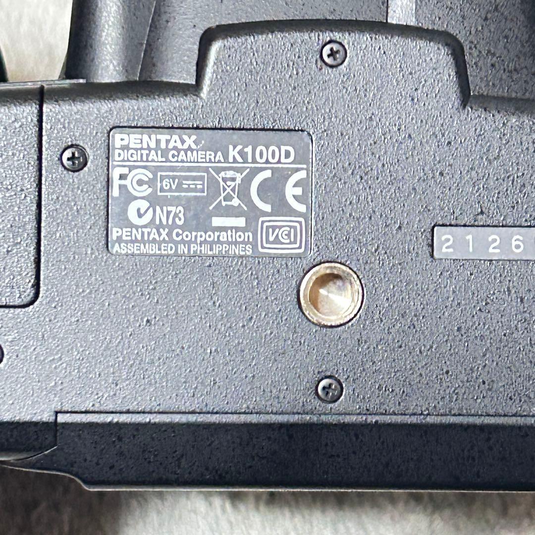 稼働品　PENTAX K100D ダブルズームキット　シャッター回数 3575
