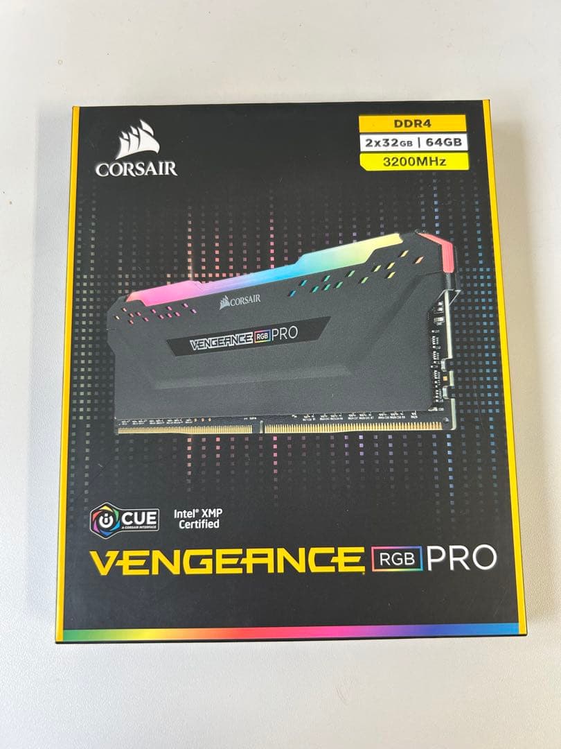 メモリー CORSAIR VENGEANCE RGB PRO 64GB 3200MHz