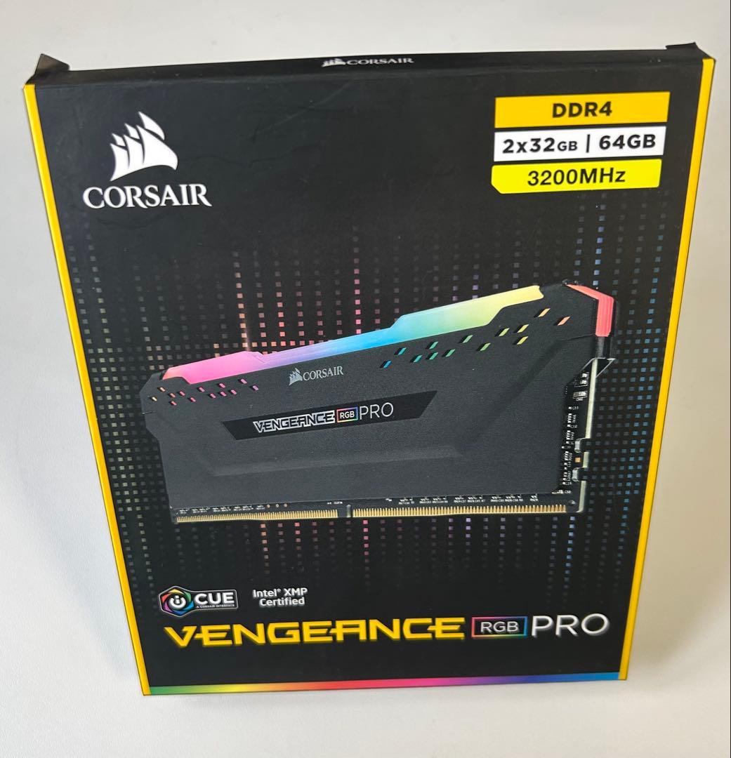メモリー CORSAIR VENGEANCE RGB PRO 64GB 3200MHz