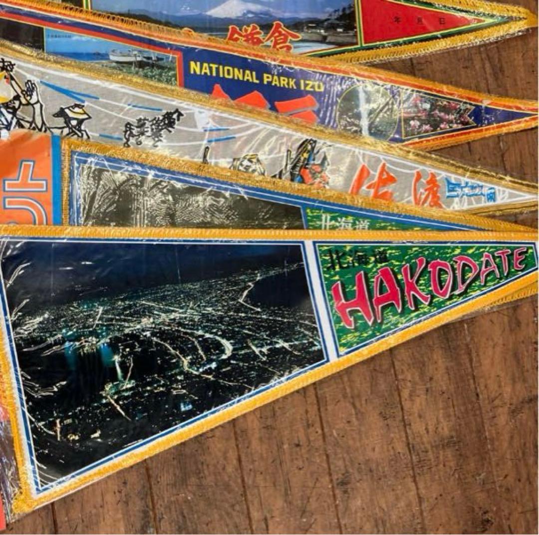 昭和レトロ ご当地 観光地 ペナント カラーペナント 写真ペナント ポスター