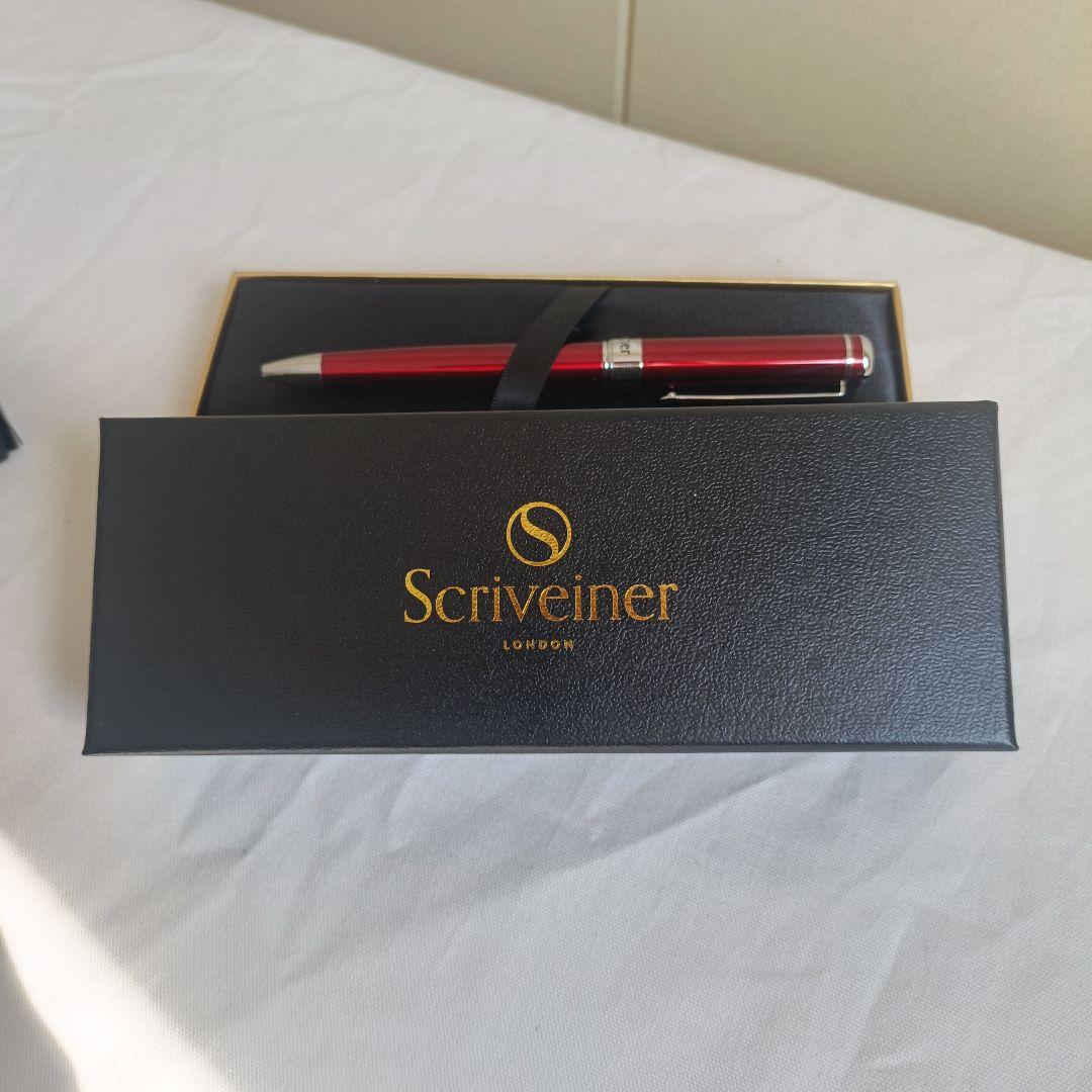 新品Scriveiner Deep Crimson Ballpoint Pen