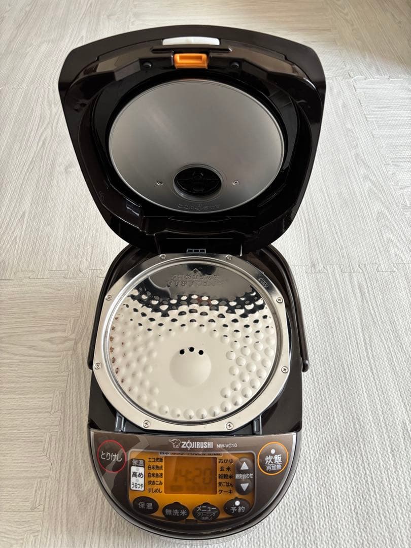 【未使用品】象印 NW-VC10 炊飯器 1.0L ダークブラウン