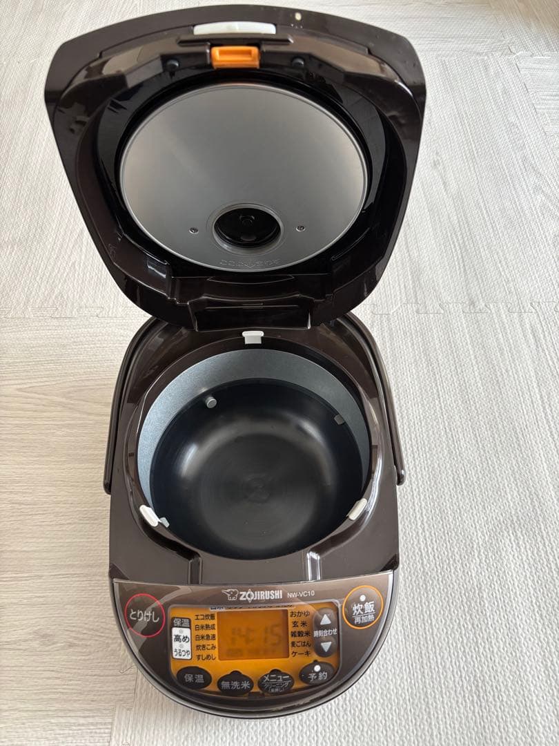 【未使用品】象印 NW-VC10 炊飯器 1.0L ダークブラウン