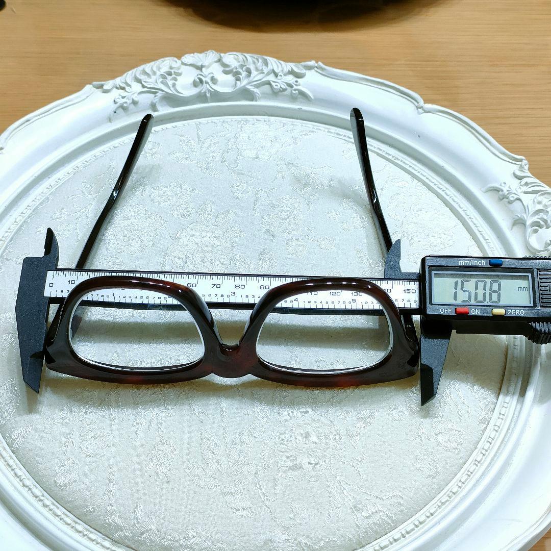 BS89　鼈甲べっ甲　メガネ　中度老眼鏡