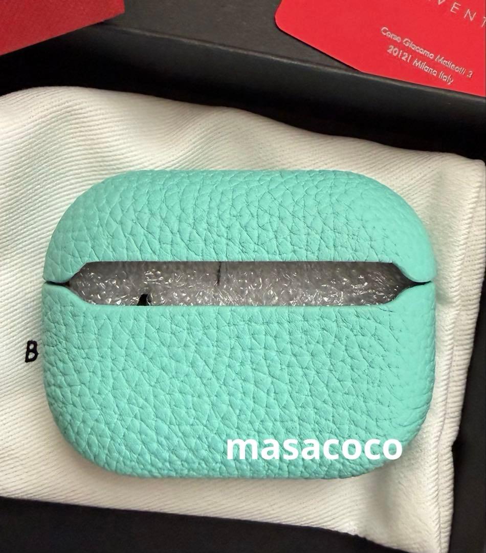 新品 BONAVENTURA AirPods Pro 2 ケース アトールブルー