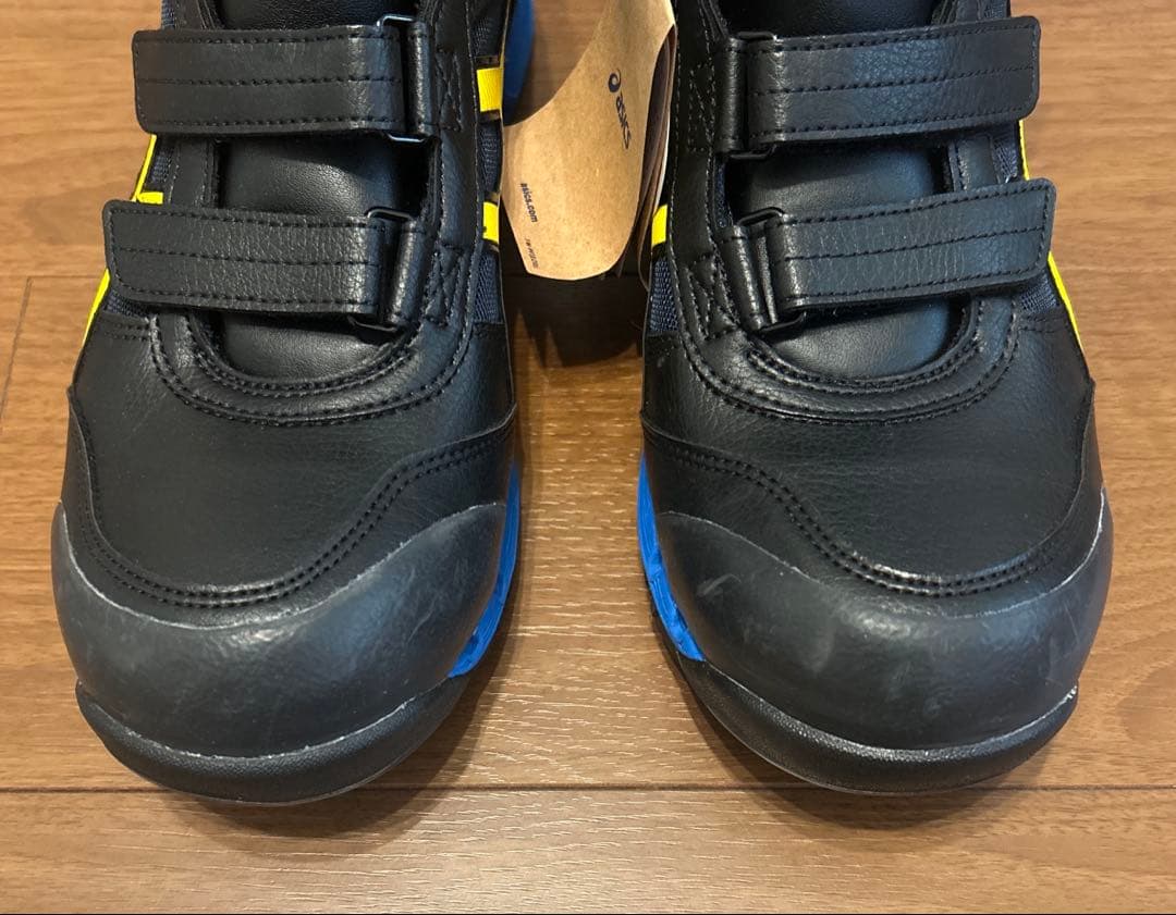 【新品未使用】asicsアシックス ウィンジョブ ハイカット 安全靴 黒黄