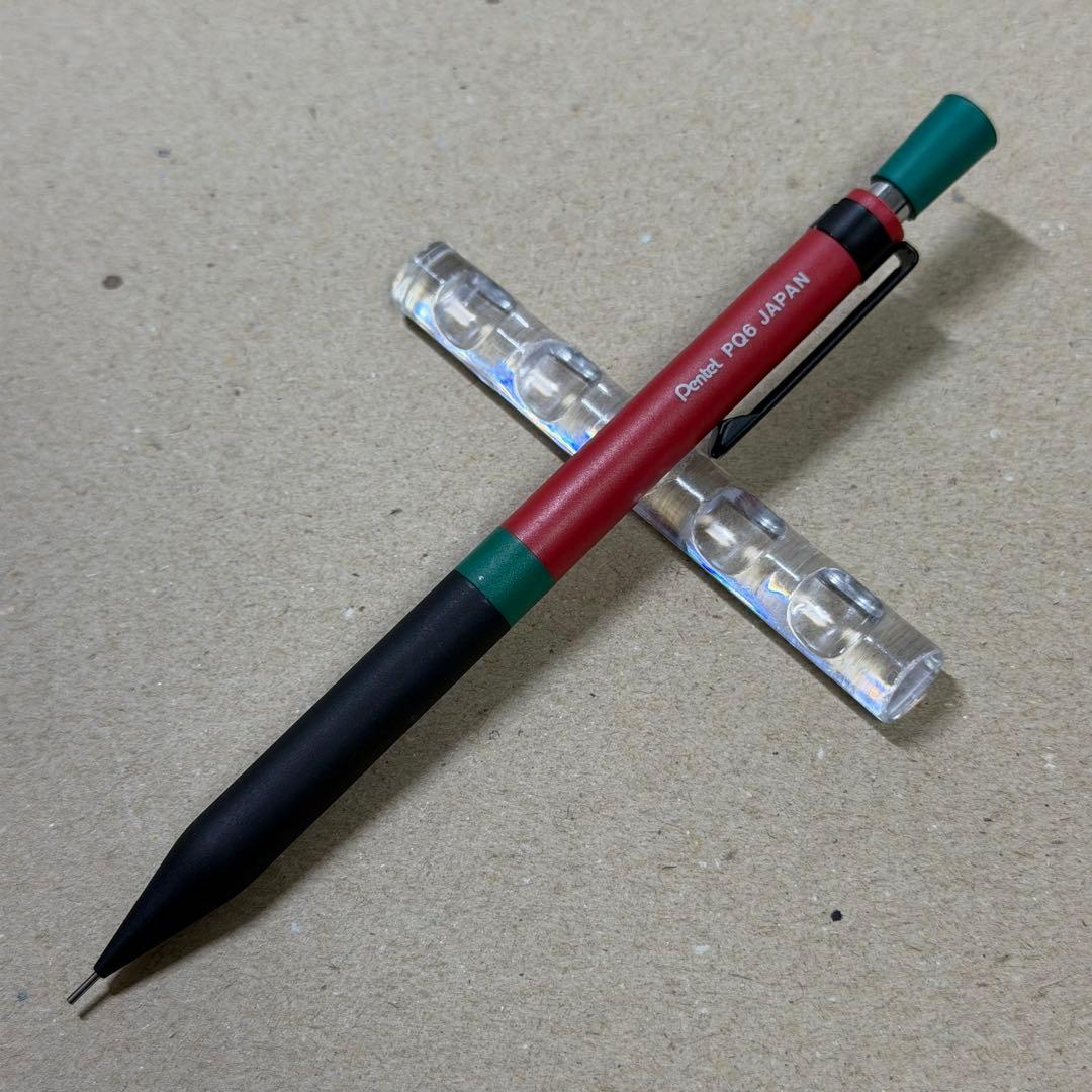 新品 廃盤 Pentel ぺんてる パーソンズコレクション シャーペン レッド