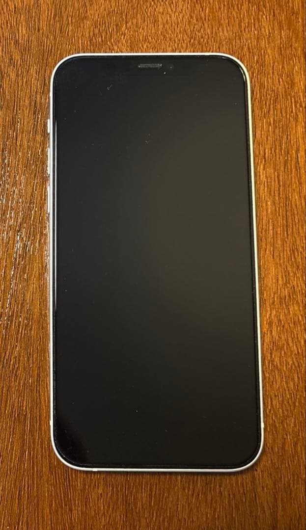 【美品】iPhone 12 64GB ホワイト本体/純正ケース　ネイビー