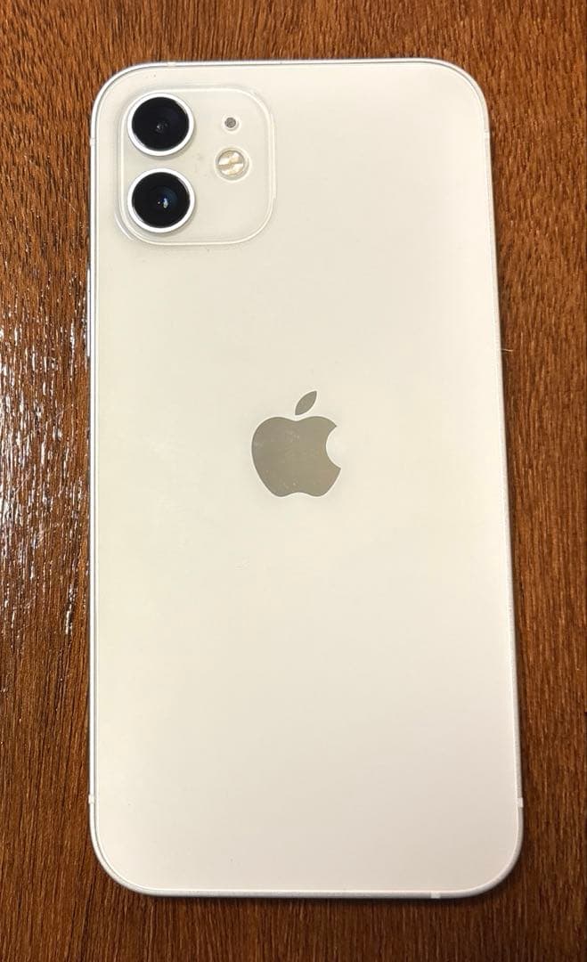 【美品】iPhone 12 64GB ホワイト本体/純正ケース　ネイビー