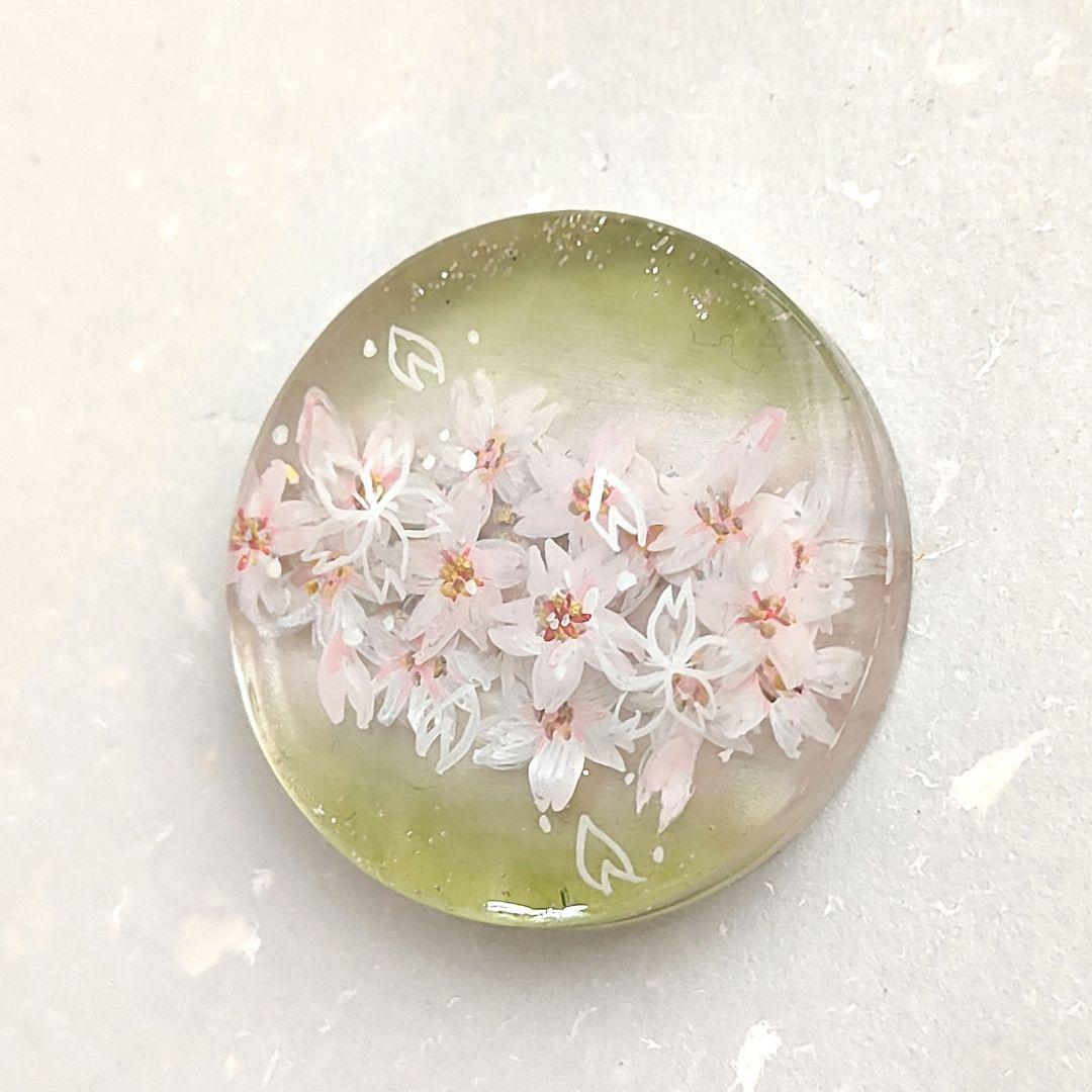【733】ハンドメイド　レジン　ヘアゴム　ポニーフック