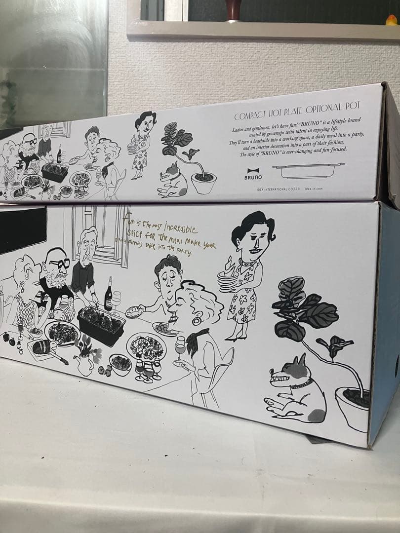 【極美品】BRUNO ホットプレート BOE021 ＋セラミックコート鍋 セット
