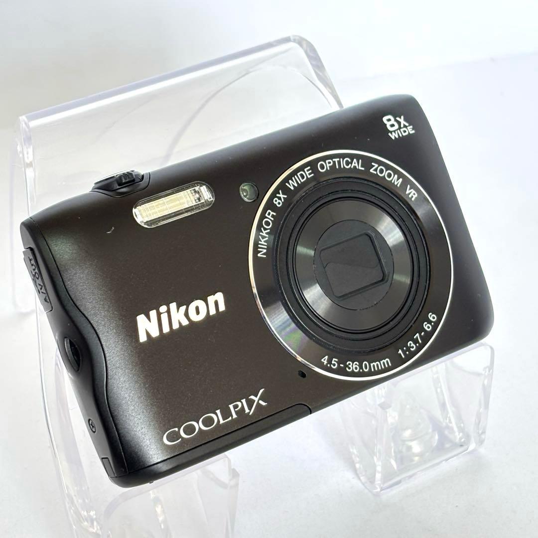 【美品】nikon coolpix A300 ニコンデジカメ　SDカード付2GB