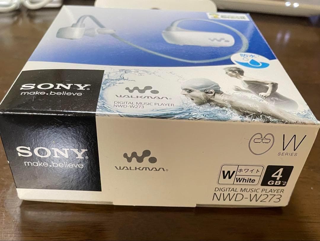 SONY NWD-W273 ホワイト 防水ヘッドフォン