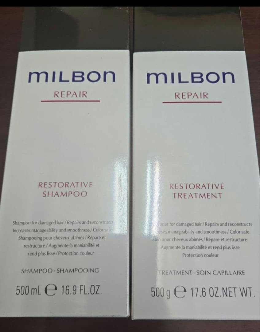 ミルボン　リペア シャンプー &トリートメント セット　５００ml
