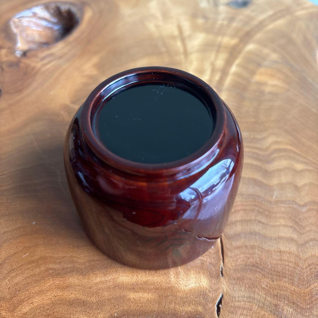 苫屋棗 松溜塗 清山造 共箱 茶道具