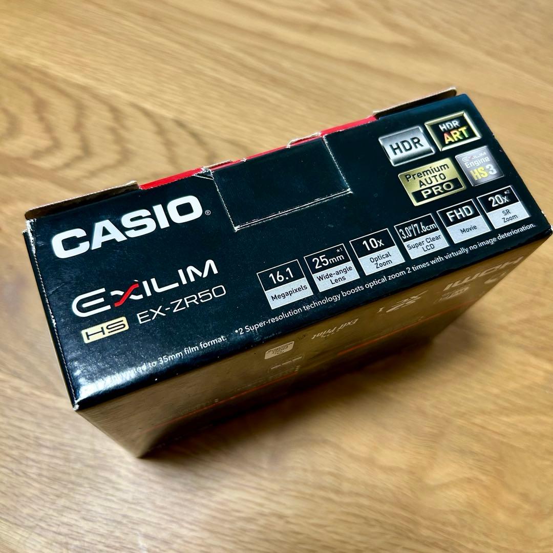 【完動品】【24時間以内発送】CASIO EXILIM EX-ZR50 ホワイト