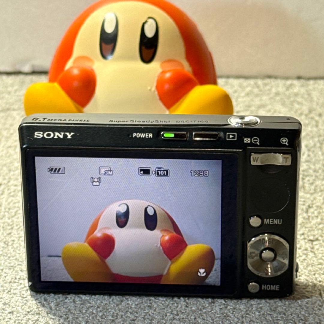 ☆動作OK デジカメ SONY DSC-T100 バッテリー付き
