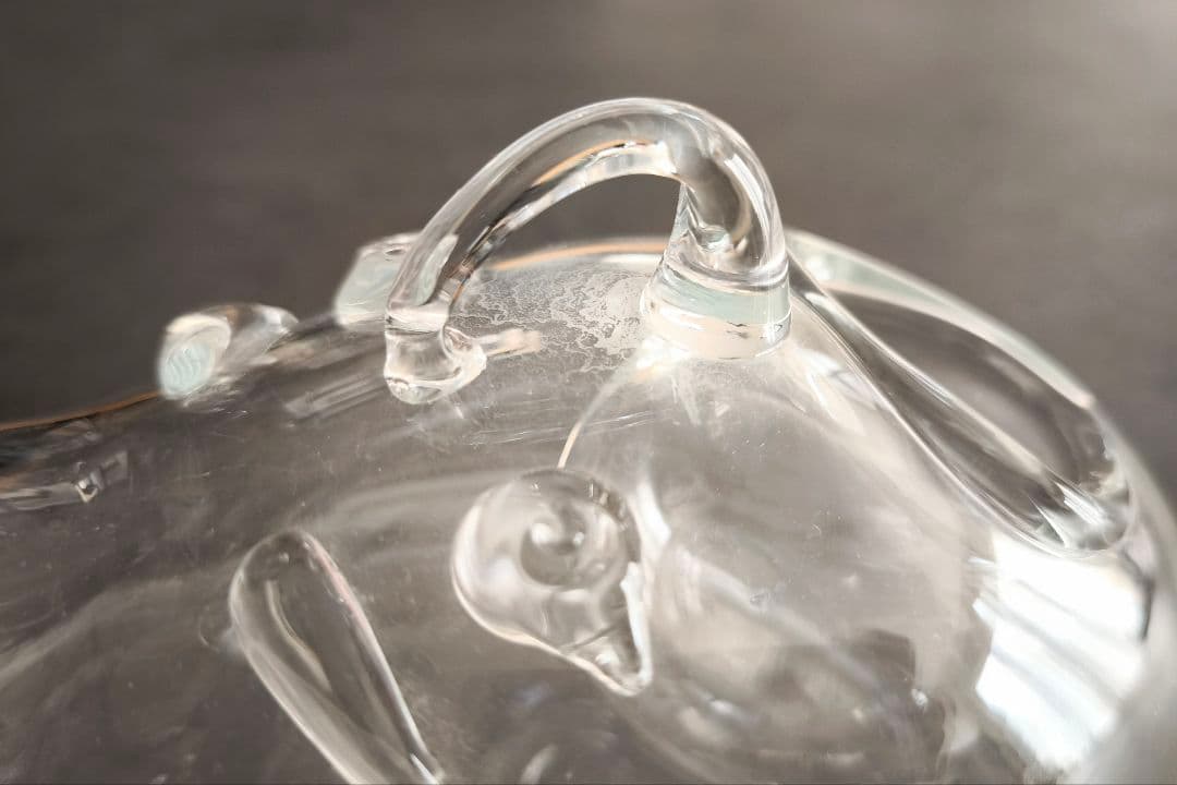 ［レア］ガラス製 顔の酒器