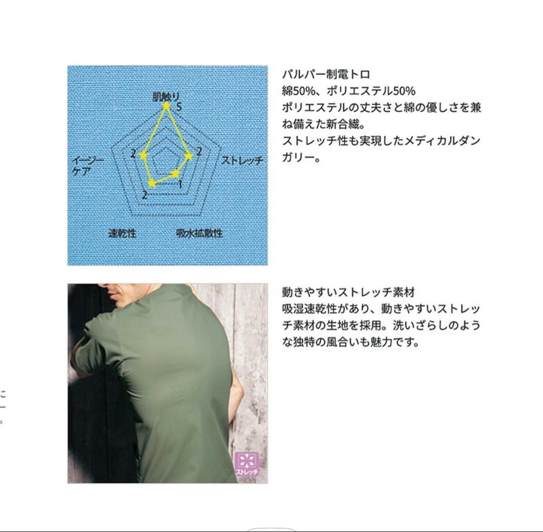 Dickies SCRUB & PANTSシリーズ オリーブグリーン
