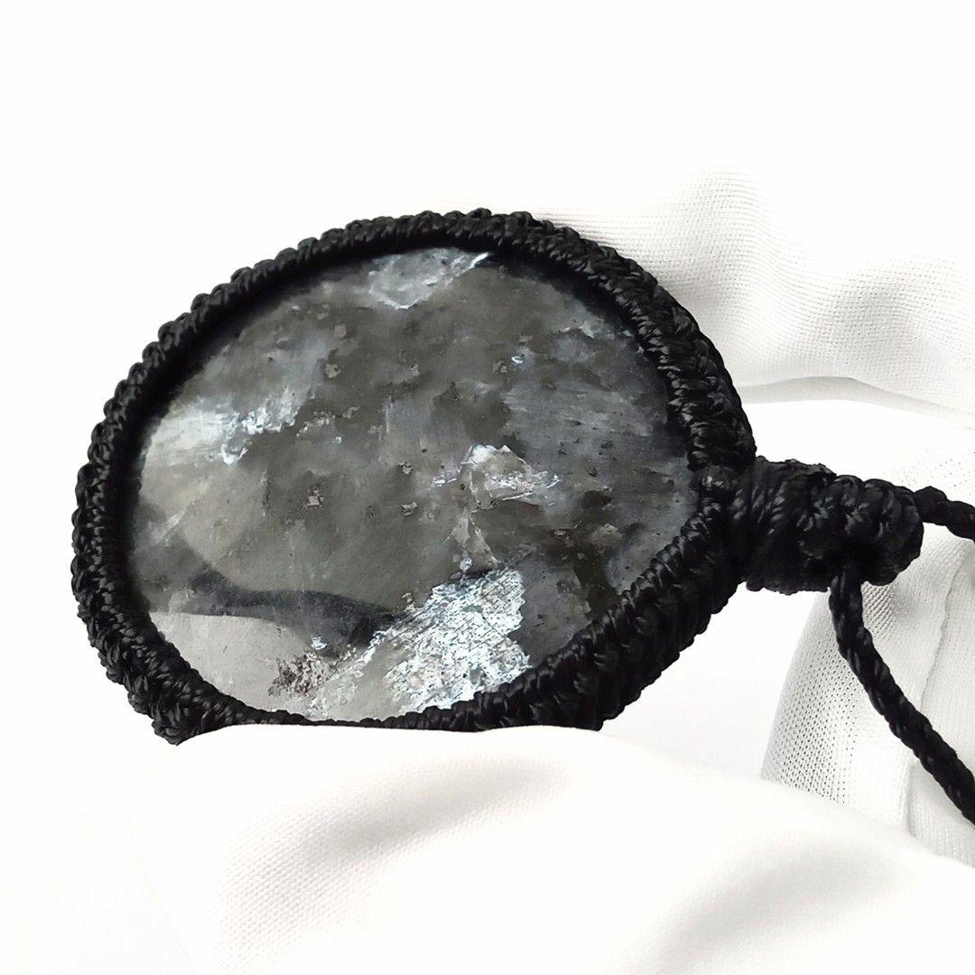 ネックレス｜癒やし・目標達成・問題解決など｜ラルビカイト×ブラックスピネル