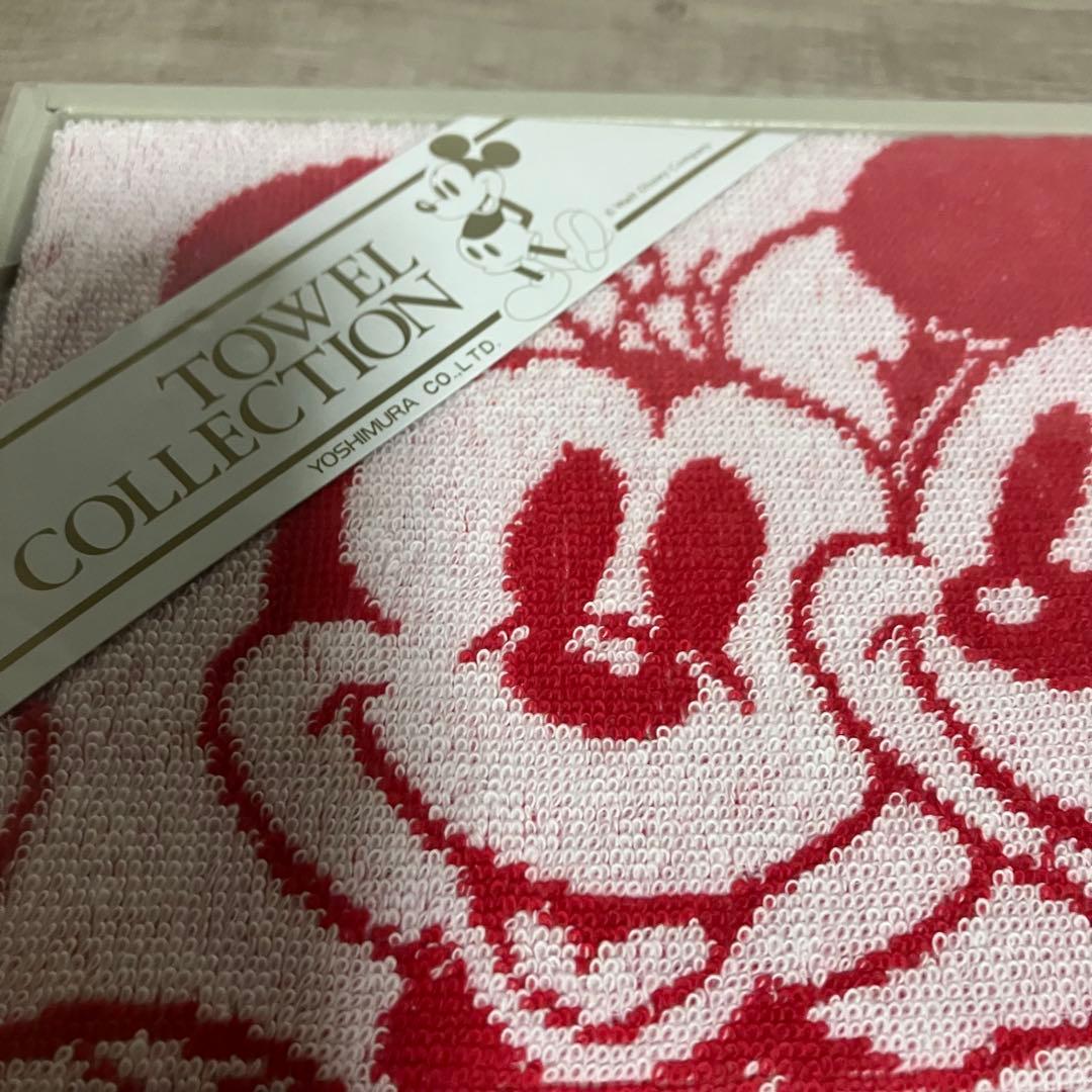 3F 【新品未開封】ディズニー ミッキー＆ミニー ウォッシュタオル（箱入り）