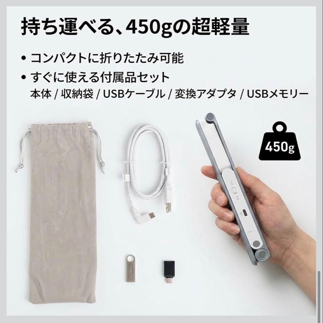 書画カメラ Zoom 4K対応　1600万画素CMOSセンサー 360度回転