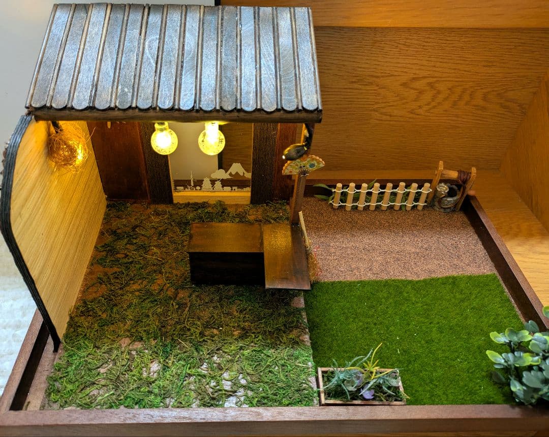 ハンドメイドミニチュアハウス　和菓子屋コンコンブル