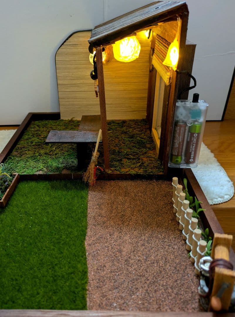 ハンドメイドミニチュアハウス　和菓子屋コンコンブル