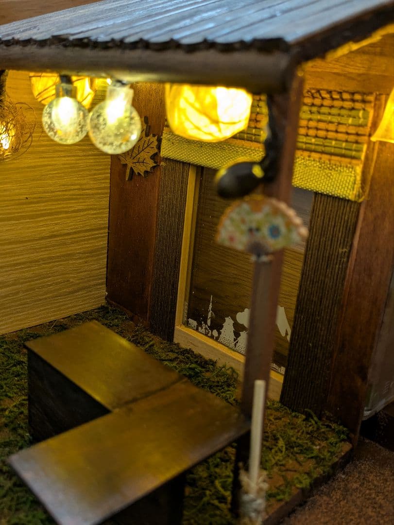 ハンドメイドミニチュアハウス　和菓子屋コンコンブル