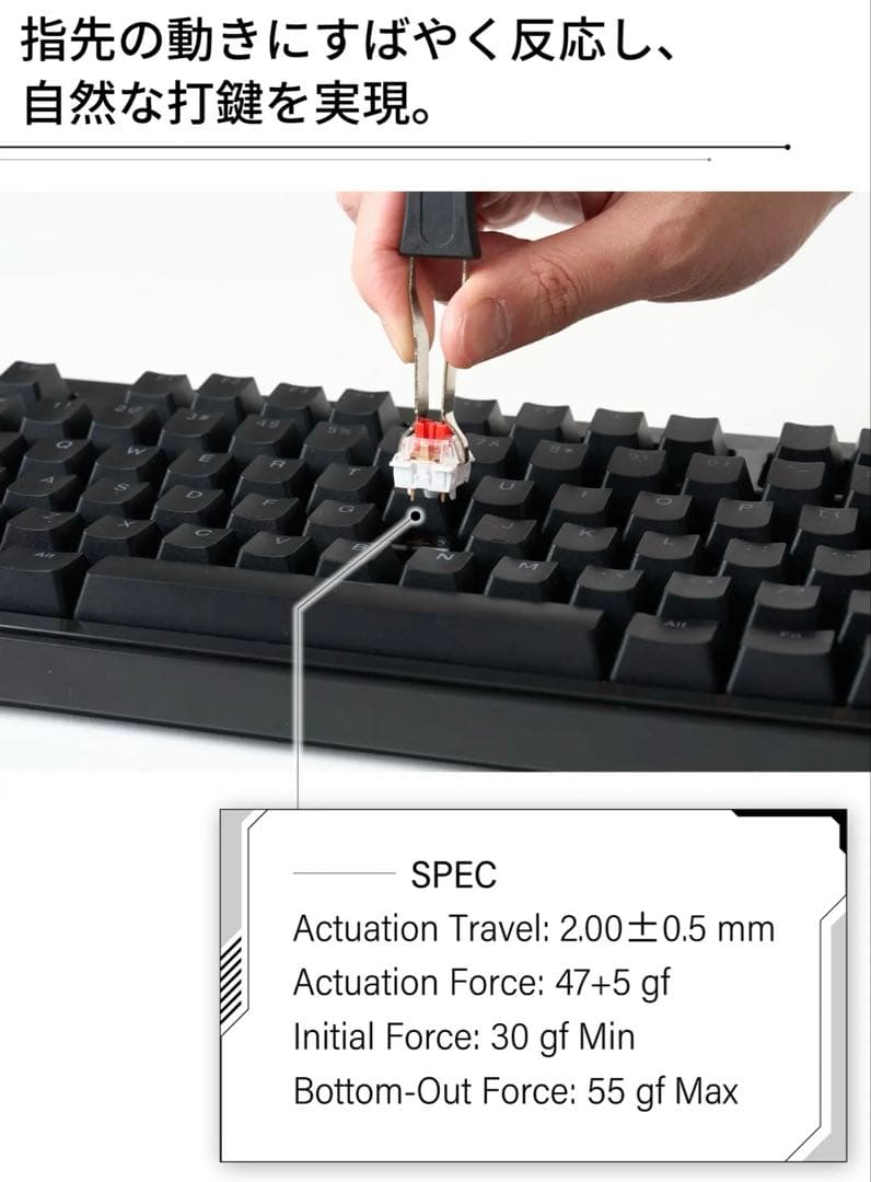 K1 PRO LCD AI KEYBOARD 黒　メカニカルキーボード　赤軸
