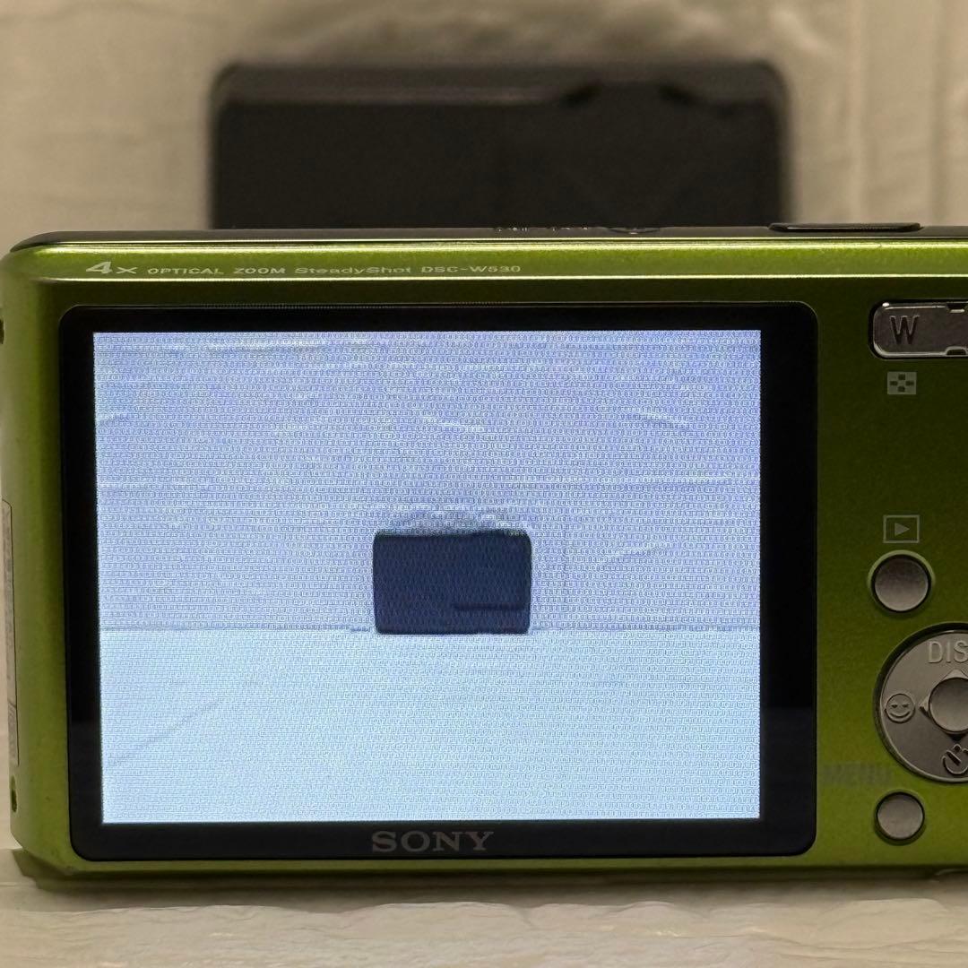 SONY Cyber-shot DSC-W530 グリーン コンデジ 動作確認済