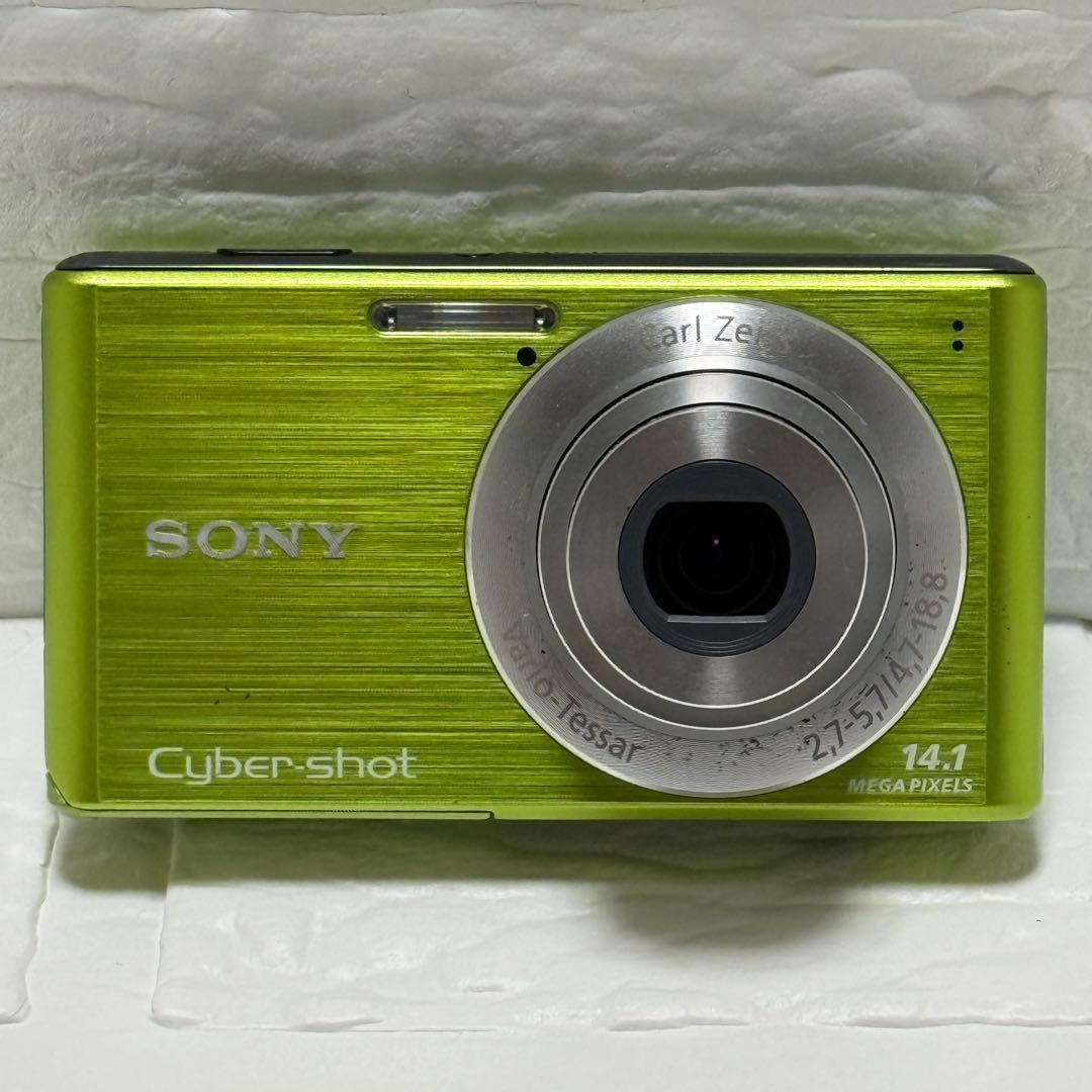 SONY Cyber-shot DSC-W530 グリーン コンデジ 動作確認済