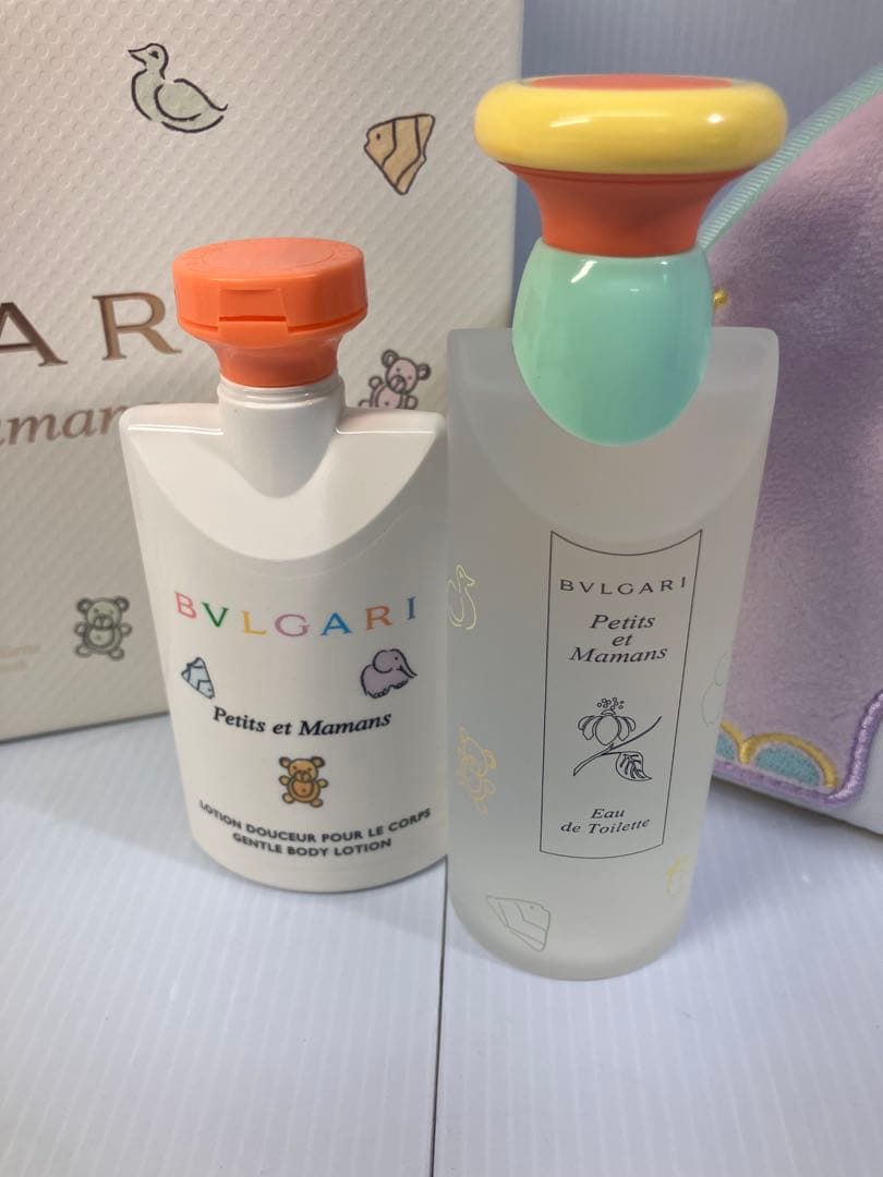 ブルガリ プチママン BVLGARI ポーチ/香水/乳液ギフトセット　美品！