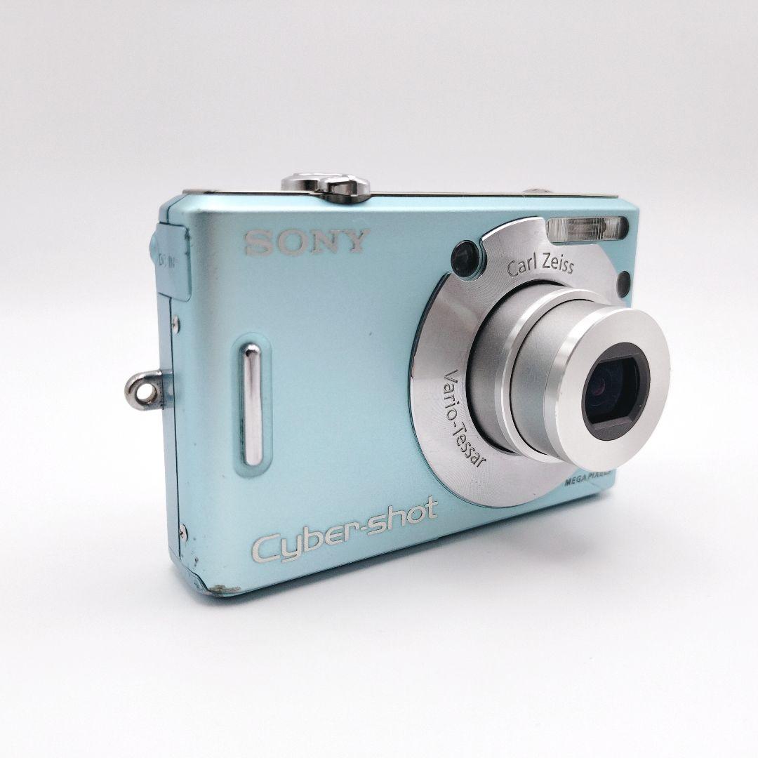 SONY ソニー　Cyber-shot DSC-W30　デジタルカメラ　ブルー