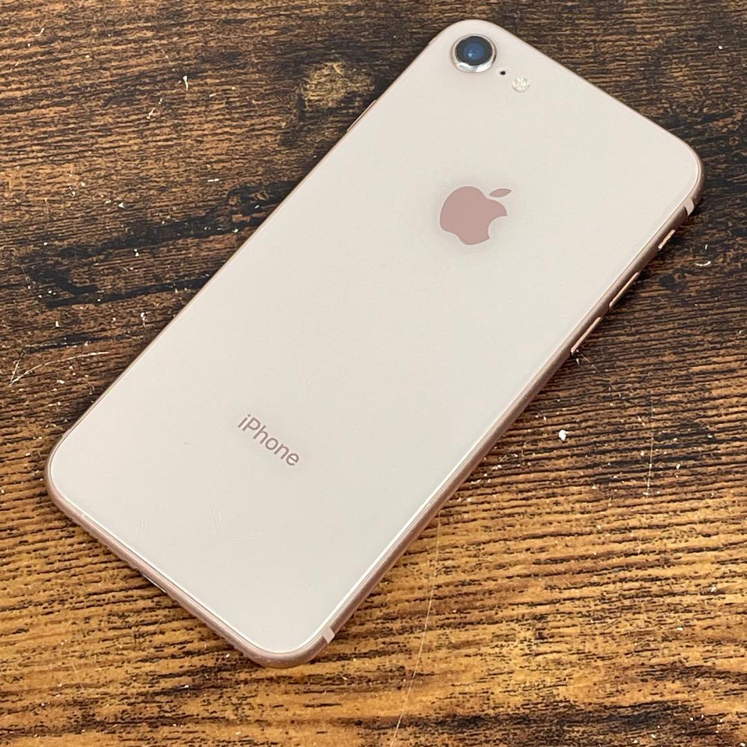 動作OK iPhone8 64GB ローズゴールド docomo 77%