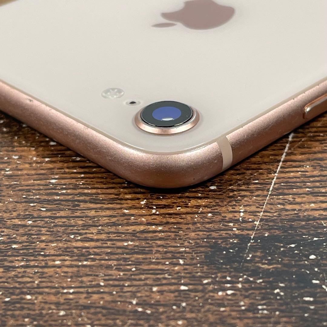 動作OK iPhone8 64GB ローズゴールド docomo 77%