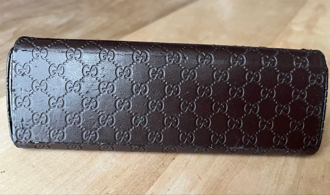 GUCCI グッチ　GGロゴ モノグラム柄　　伊達眼鏡　ブルーライトカット