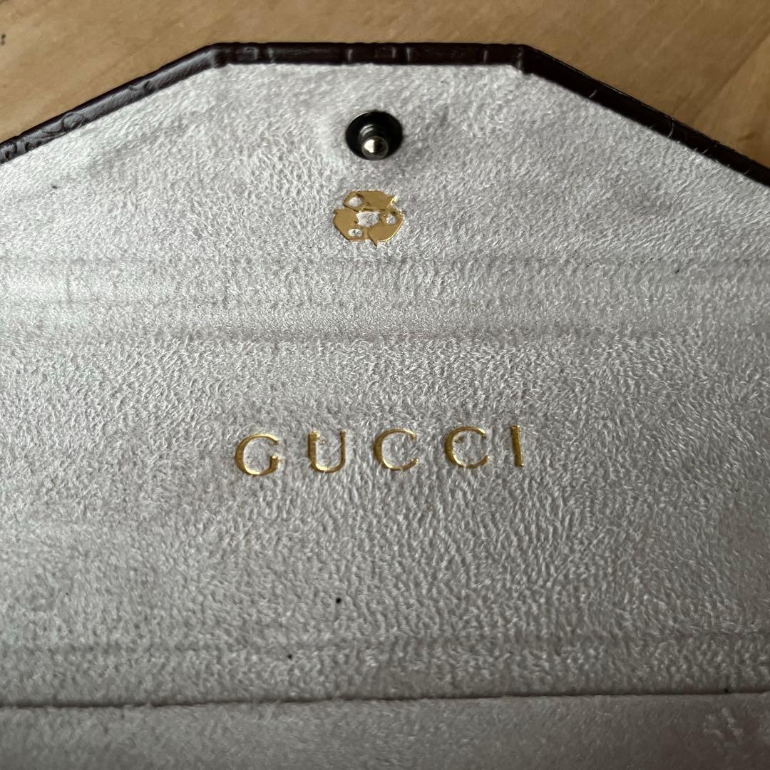 GUCCI グッチ　GGロゴ モノグラム柄　　伊達眼鏡　ブルーライトカット