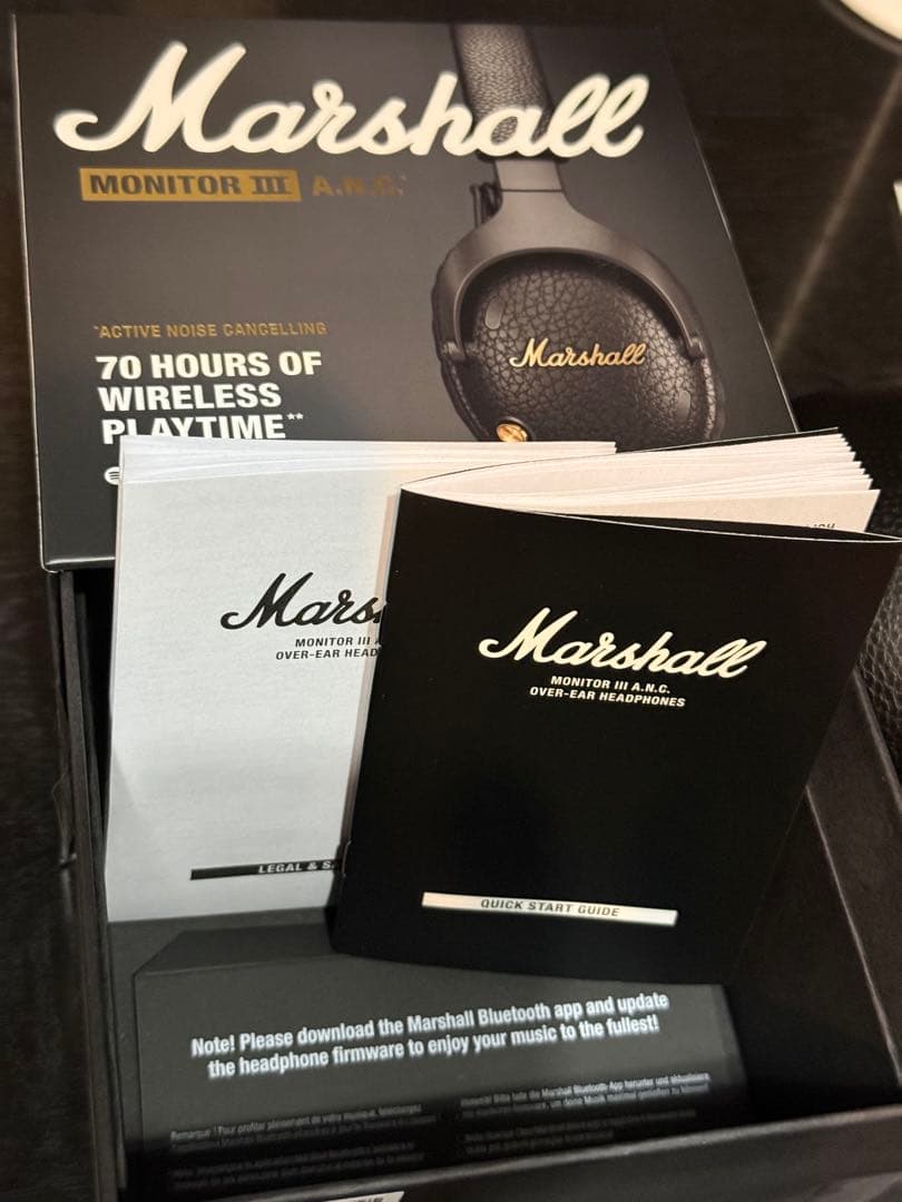 ★美品！Marshall Monitor III A.N.C.ヘッドホン★