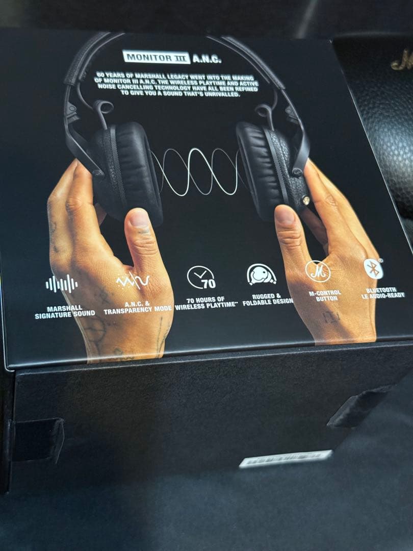 ★美品！Marshall Monitor III A.N.C.ヘッドホン★