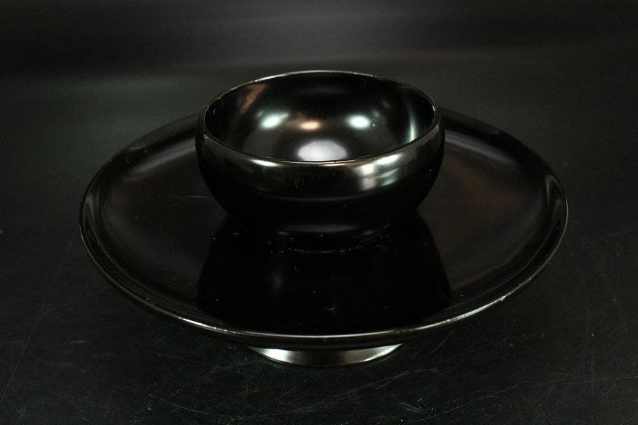 茶道具 唐物 中国 乃木目 天目茶碗 供御 天目台 揃(K-LC562)